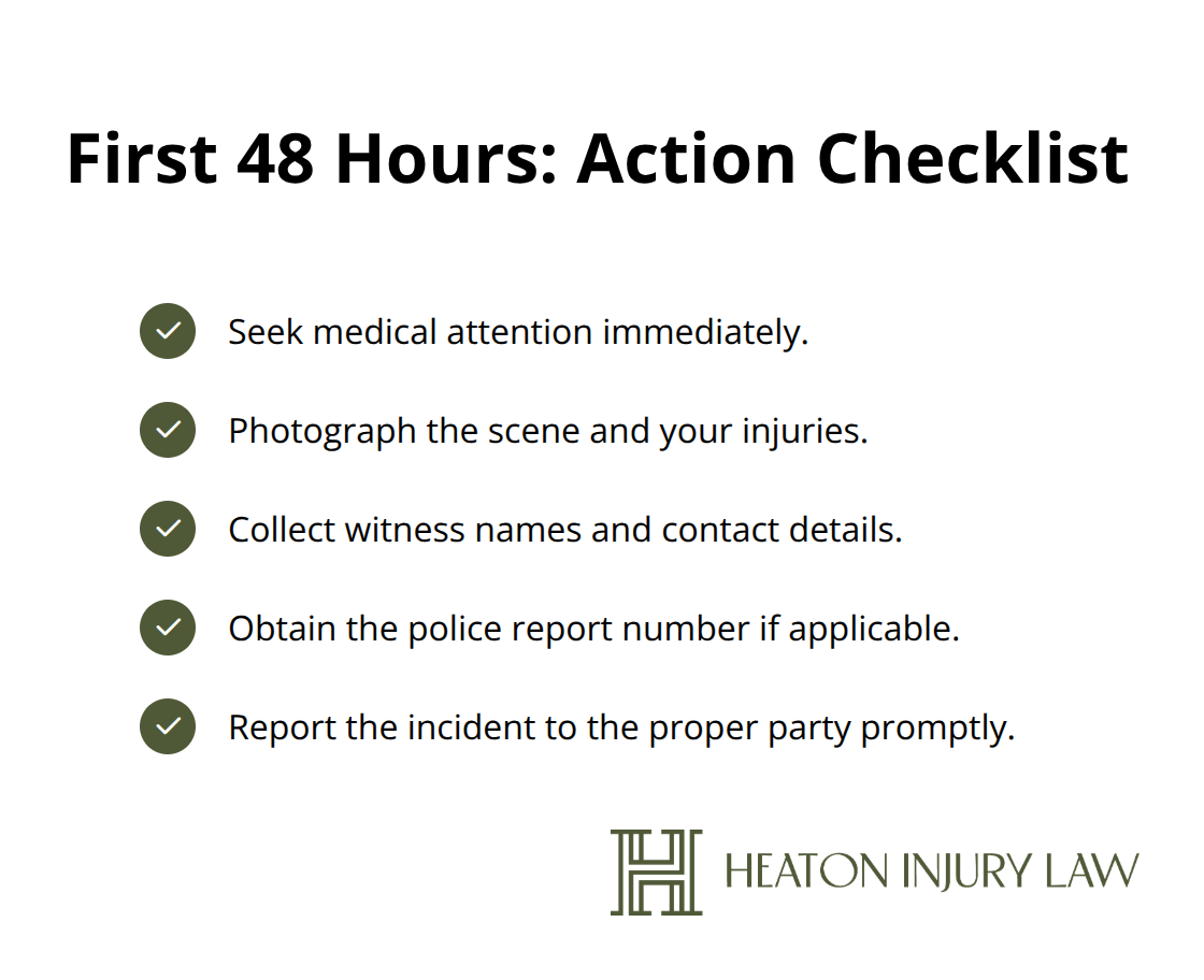 Key steps to protect your Austin injury claim in the first 48 hours