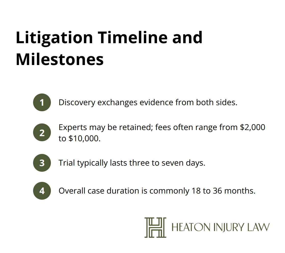 Key phases once settlement talks fail in Texas personal injury cases - Austin injury claim process